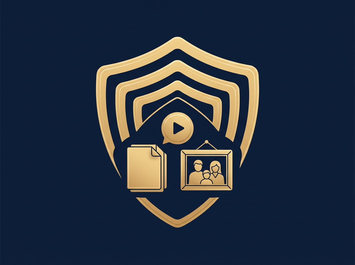 Infographic illustration for step 02: Confirm your identity